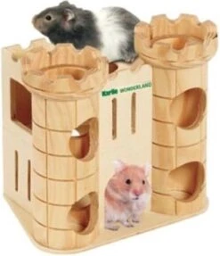 Flamingo Karlie Wonderland Play Castle Robin – Bruin – 16 X 11 X 15 Cm