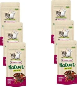 Versele-Laga Nature Snack Berries – Knaagdiersnack – 6 X Bessen 85 G