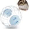 Relaxdays Hamsterbal Doorzichtig – 18,5 Cm – Loopbal Hamster – Dwerghamster Bal – Blauw