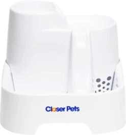 Closer Pets – Waterfontein Kat – Kattenfontein – Drinkfontein Kat – Fluisterstil – Poezen Fontein – Dieren Drinkbakken – Honden Fontein – 2 L