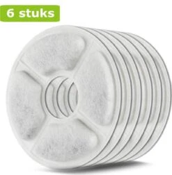 Petloverz Drinkfontein Filters – Navulling Set – 6 Stuks – Voor Katten En Honden