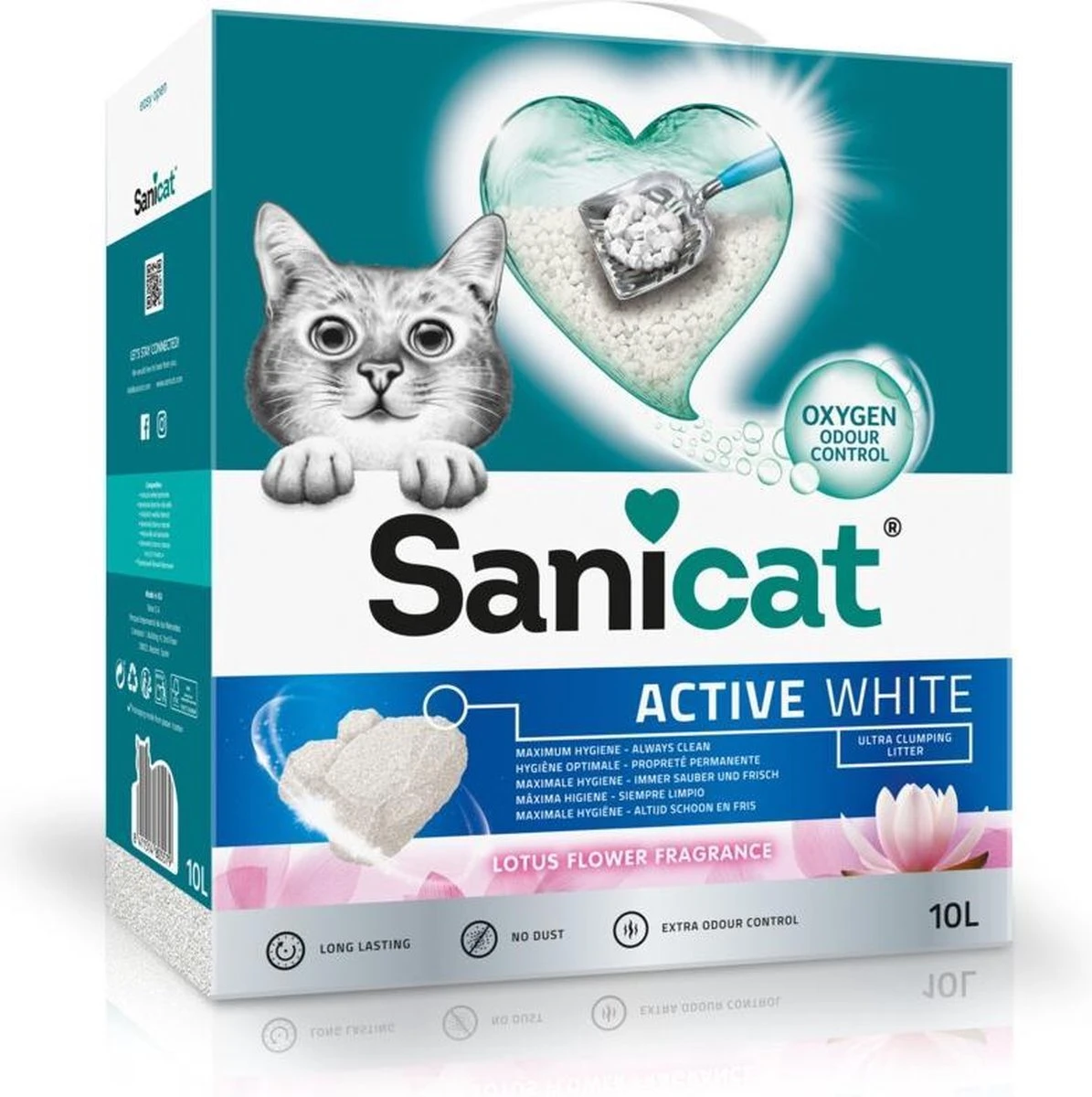 Sanicat Active Wit Lotusbloem 10 Liter