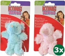 Kong Kat Kitten Teddy Bear 3x 11,5x3x9,5 Cm