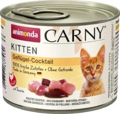 Animonda Carny Gevogelte Cocktail Kitten 6 X 200 Gram -Natvoer-kattenvoer-