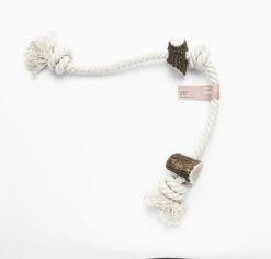 Rexproduct Hondenspeelgoed – Kauwbotten Hond – Hondenbot – Duurzaam Hertengewei Voor Je Hond Met Touw