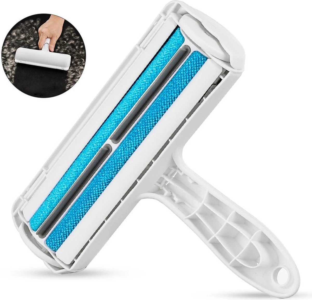 Huisdierhaar Verwijderaar – Hond Kattenhaar – Pluizenborstel – Ontharingsborstel – Blauw – Kledingroller