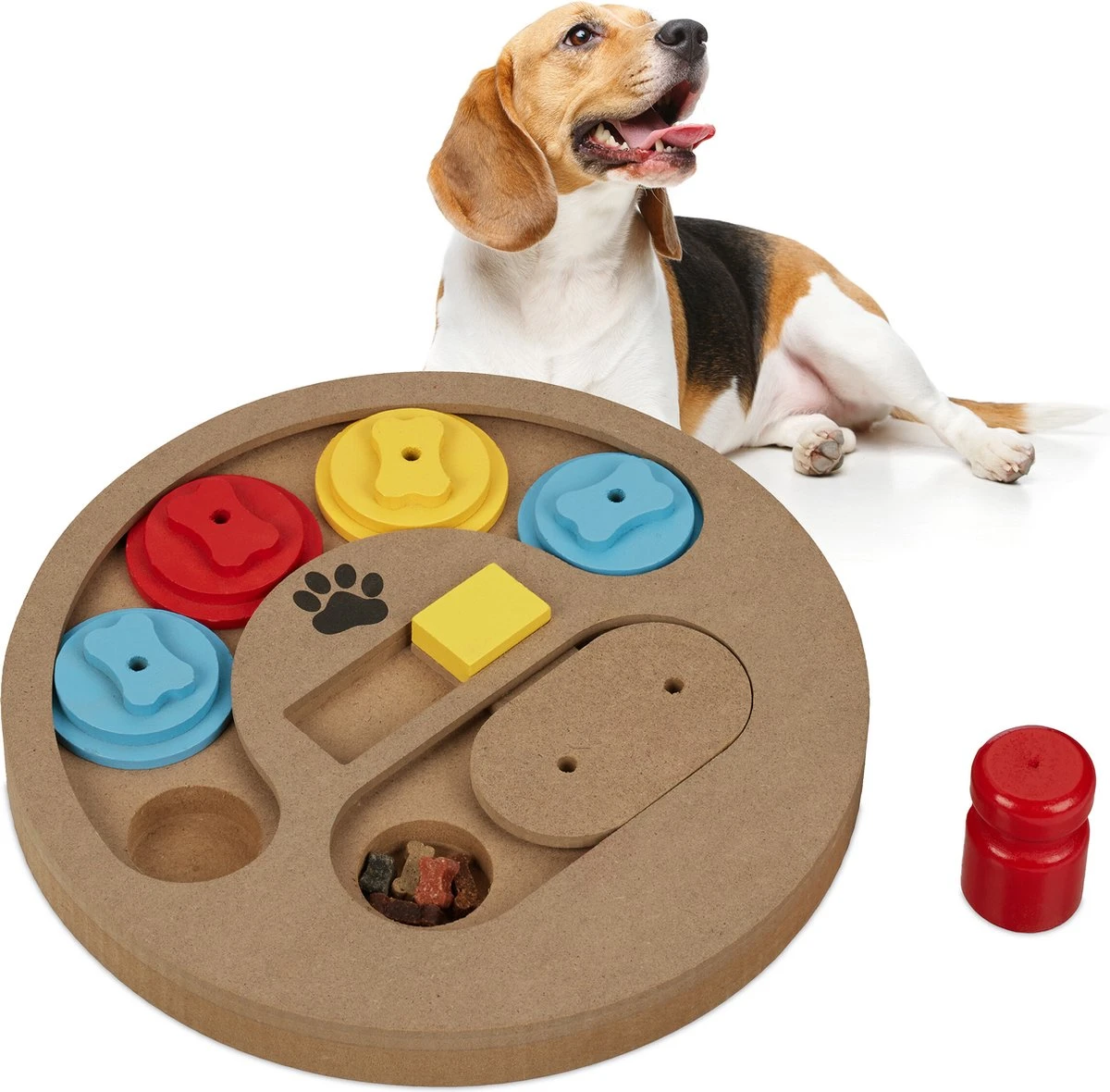 Relaxdays Denkspel Hond β Intelligentie Hondenspeelgoed β Hondenpuzzel Puppy β Interactief