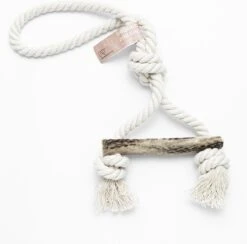 Rexproduct Hondenspeelgoed – Kauwbotten Hond – Hondenbot – Duurzaam Hertengewei Voor Je Hond Met Touw