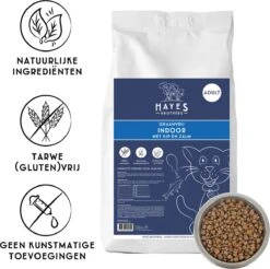 7KG Hayes Brothers Indoor Graanvrij Kattenvoer – Kattenbrokken Voor Volwassen & Senior Binnenkatten
