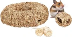 Relaxdays Knaagdier Speelgoed – Set Van 5 – Kooiaccessoire – Speeltje – Toebehoren Hamster