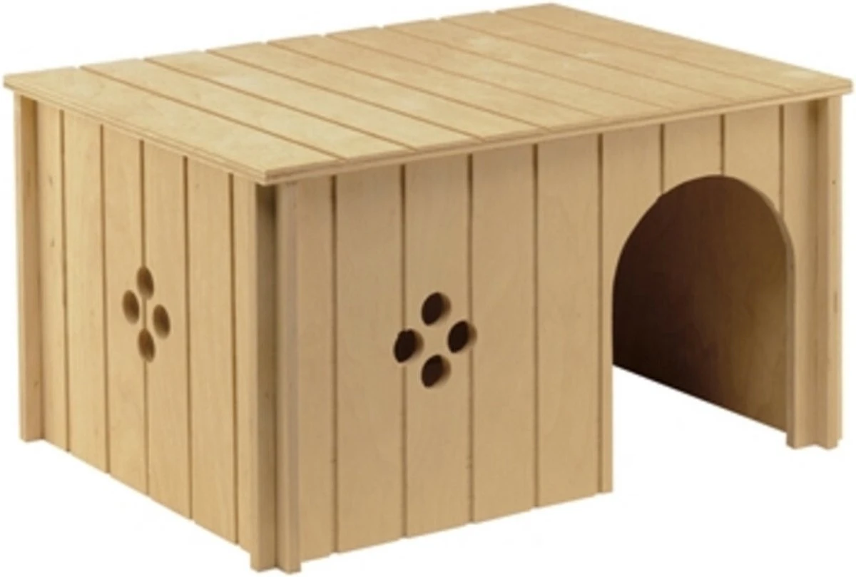 Ferplast Knaaghuis Sin 4647 Hout (37X27,5X20 CM)