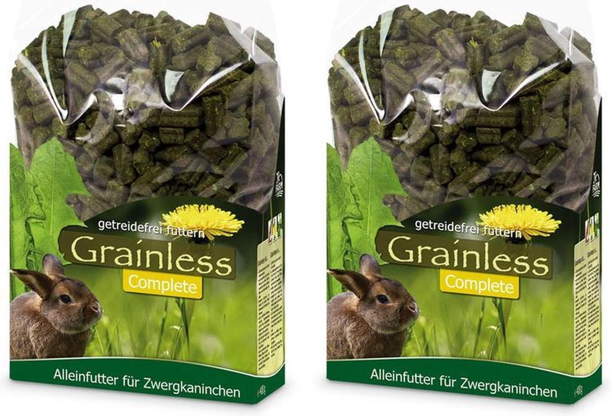 Dwergkonijnenvoer Compleet 1350 Gr Per 2 Verpakkingen