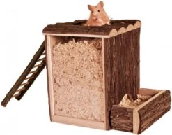 Trixie Natural Living Speel- En Graaftoren Hamster – 25X20X24 CM