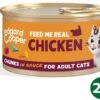 Edgard & Cooper Kat Adult Chunks Kip Kattenvoer 2x 18×85 Gr