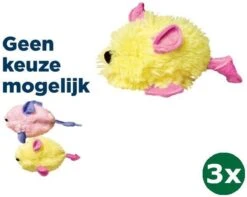 Kong Kat Kitten Muis 3x 5x3x10 Cm