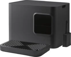 Hoopo® Dome Plus Kattenbak Grijs – Kattenbak – Kattenbakschep – 50×37.5x38cm – Grote Kattenbak