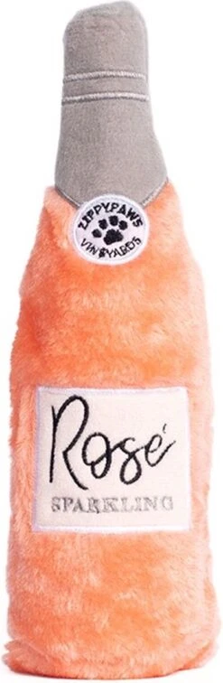 ZippyPaws – ZP923 – Happy Hour Crusherz Rose – Honden Speelgoed – Speelgoed Hond – Happy Hour Crusherz – Rose – Fles – Hondenspeeltje – Speeltje Hond