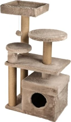 AB Katten Krabpaal Roma Beige 73x65x111cm