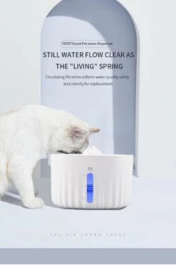 Pet Lifestyle – Kattenfontein – Drinkfontein Voor Katten En Honden – Poezen Fontein Met 4 Filters – Dieren Drinkbakken