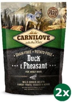 2×1,5 Kg Carnilove Duck / Pheasant Adult Hondenvoer
