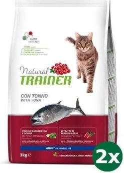 Natural Trainer Cat Adult Tuna Kattenvoer 2x 3 Kg