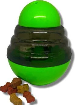 Hondenspeelgoed-Hondenspeeltje-Speelgoed-Hond-Intelligentie-Voerbal-Trainingsbal-Interactieve Hond-Groen