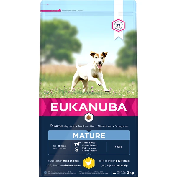 Eukanuba Thriving Mature Small Breed β Hondenvoer β Kip 3 Kg