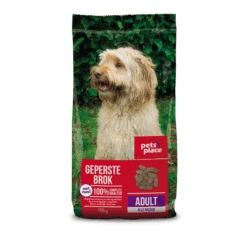 Pets Place Adult Geperste Brokken Gevogelte&Vlees – Hondenvoer – 18 Kg