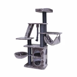 Adori Krabmeubel Classy Met Gratis Mand 65x45x175 Cm – Krabpalen – Cappuccino