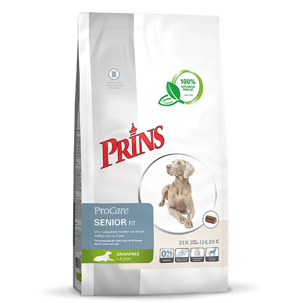Prins Procare Senior Fit – Hondenvoer – 12 Kg Graanvrij