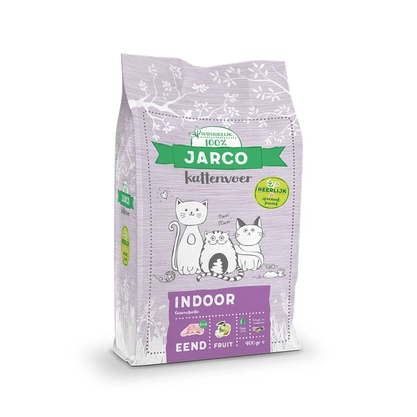 Jarco Natural Cat Vers Vlees Indoor β Kattenvoer β Eend 2 Kg