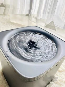 IPets MB6212 Grijs – Drinkfontein Kat – Met Filter – 1.8L – Zeer Stil