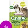 Versele-Laga Crispy Muesli Konijnen – Konijnenvoer – 4 X 2.75 Kg