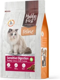 Hobby First Feline Kattenvoer Sensitive Digestion 4,5 Kg – Kat