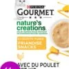 11x Gourmet Nature’s Creations – Puree Met Kip & Pompoen – Kattenvoer – 5x10g