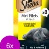 Sheba Alu Multipack Mini Filets Traiteur – Kattenvoer – 6 X 8×85 G