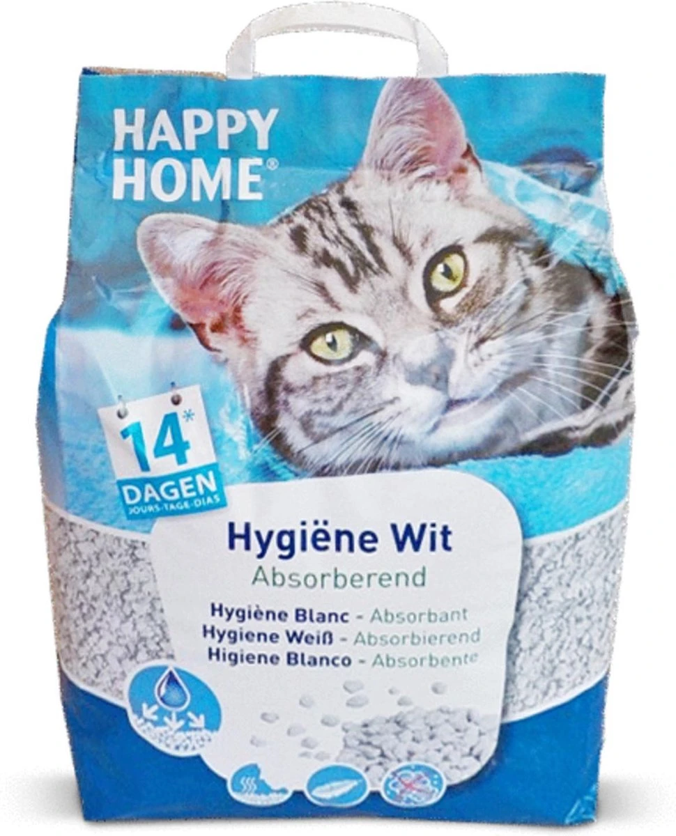 Happy Home White β Kattenbakvulling β 20 L Per Stuk