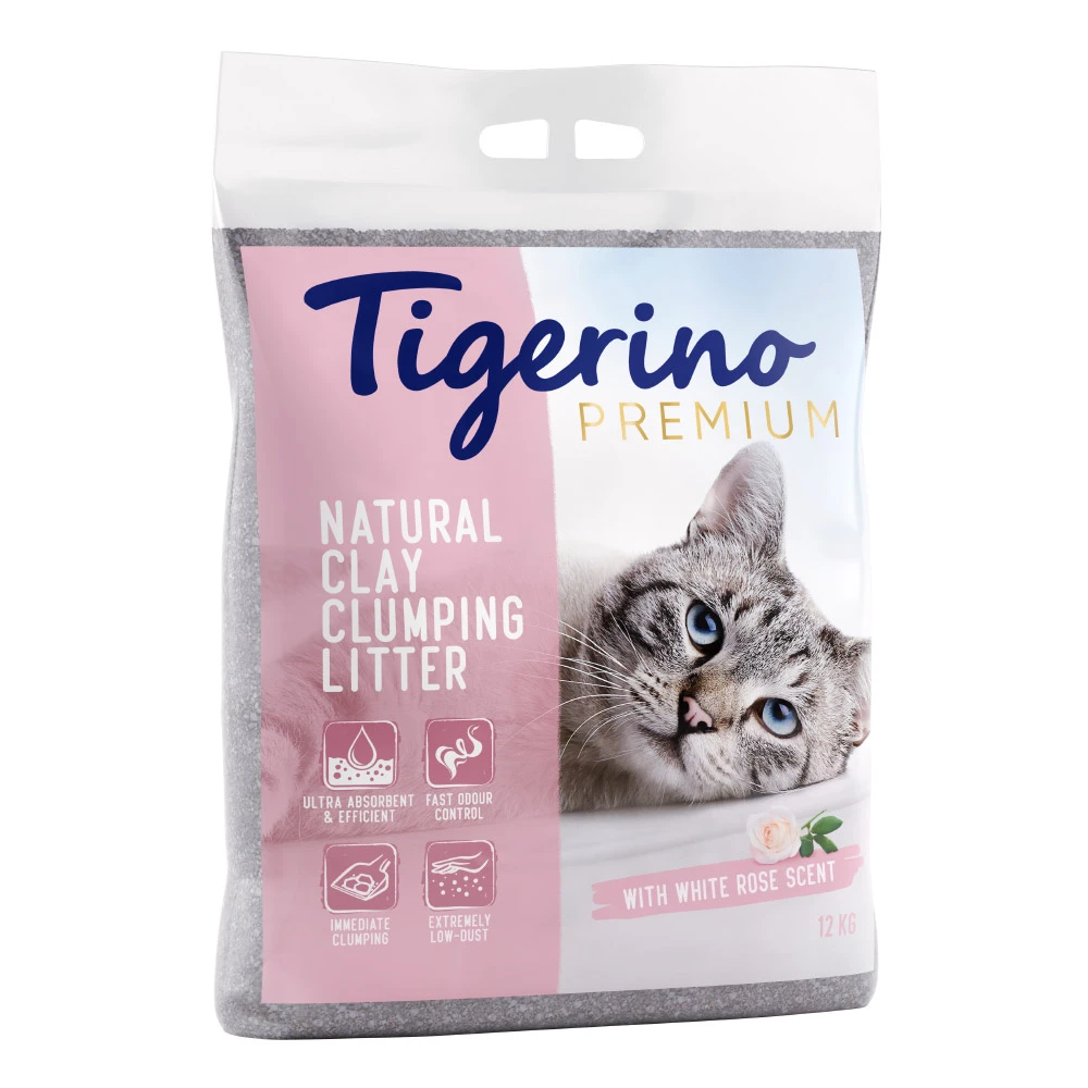 2x12kg Tigerino Canada Style Special Edition Witte Rozen Kattenbakvulling Kat